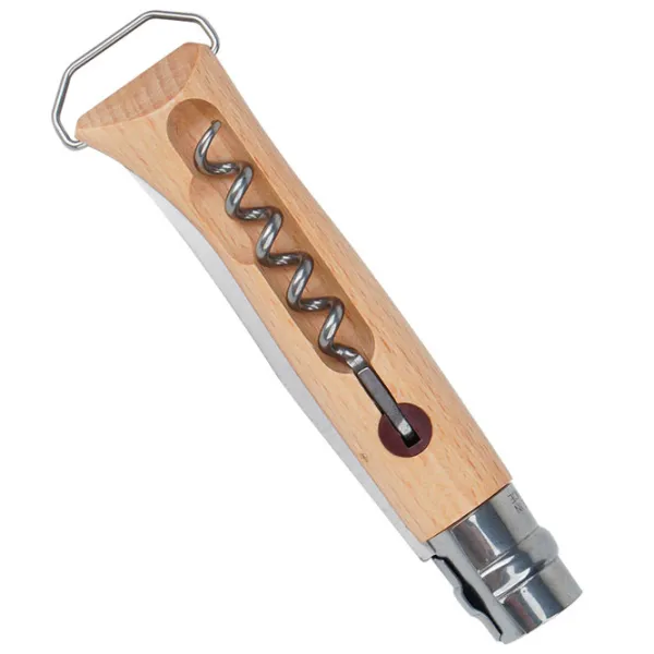 Нож Opinel Corkscrew Bottle Opener N10 для повседневного использования/ Sandvik 12C27 photo 2