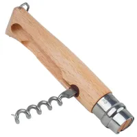 Нож Opinel Corkscrew Bottle Opener N10 для повседневного использования/ Sandvik 12C27 photo 3