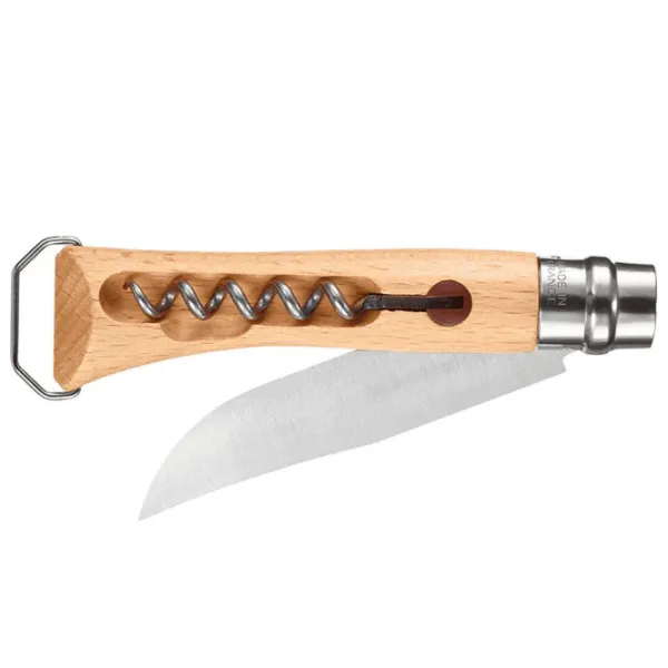 Нож Opinel Corkscrew Bottle Opener N10 для повседневного использования/ Sandvik 12C27 photo 4