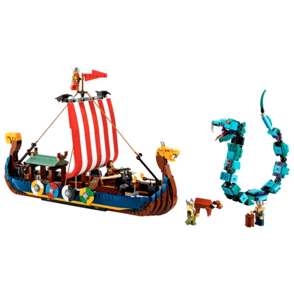 Конструктор LEGO Viking Ship and the Midgard Serpent Фигуры/ Разноцветный photo 2