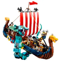 Constructor LEGO Viking Ship and the Midgard Serpent Figuri/ Multicolor photo 6
