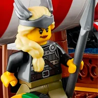 Constructor LEGO Viking Ship and the Midgard Serpent Figuri/ Multicolor photo 11