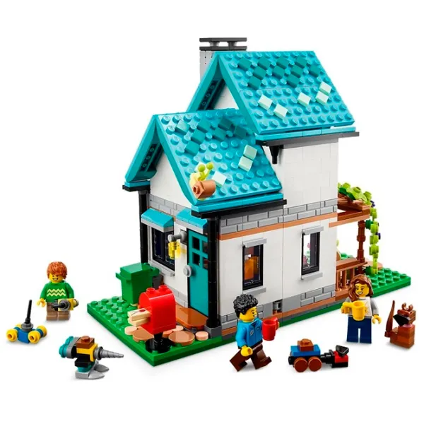 Constructor LEGO Cozy House Figuri/ Multicolor photo 4