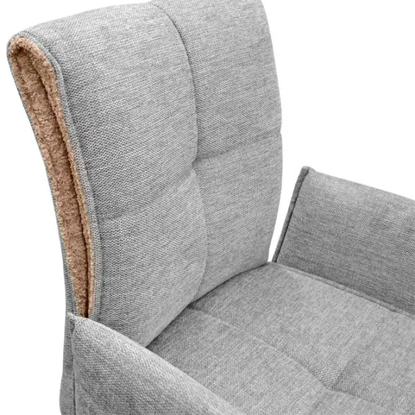 Кухонный стул DecoPrim Lorenz Arm Ткань/ Серый photo 5 Кухонный стул DecoPrim Lorenz Arm Ткань/ Серый photo 5