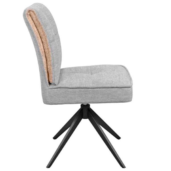 Scaun de bucătărie DecoPrim Lorenz Stofă/ Gray photo 3