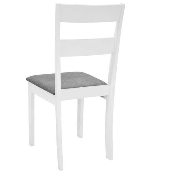 Scaun de bucătărie DecoPrim Dallas Stofă/ White photo 2 Scaun de bucătărie DecoPrim Dallas Stofă/ White photo 2