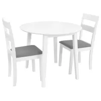 Scaun de bucătărie DecoPrim Dallas Stofă/ White photo 3