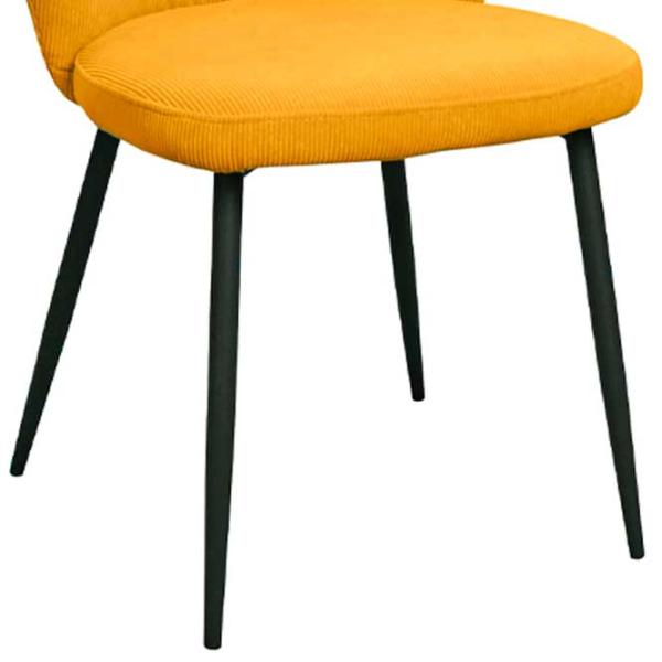Scaun de bucătărie DecoPrim Escada Velvet/ Yellow photo 3 Scaun de bucătărie DecoPrim Escada Velvet/ Yellow photo 3