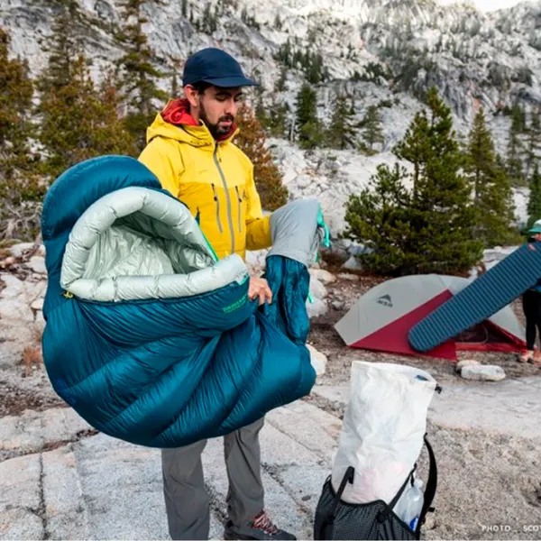 Sac de dormit Therm-A-Rest Hyperion 20 UL Bag Lng Nailon/ Blue photo 7