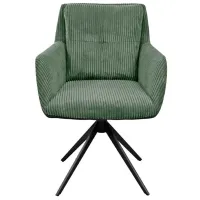 Scaun de bucătărie DecoPrim Lily Velvet/ Green photo 2
