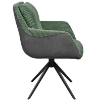 Scaun de bucătărie DecoPrim Lily Velvet/ Green photo 3