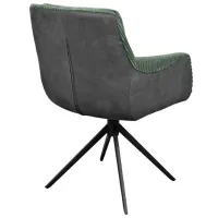 Scaun de bucătărie DecoPrim Lily Velvet/ Green photo 4