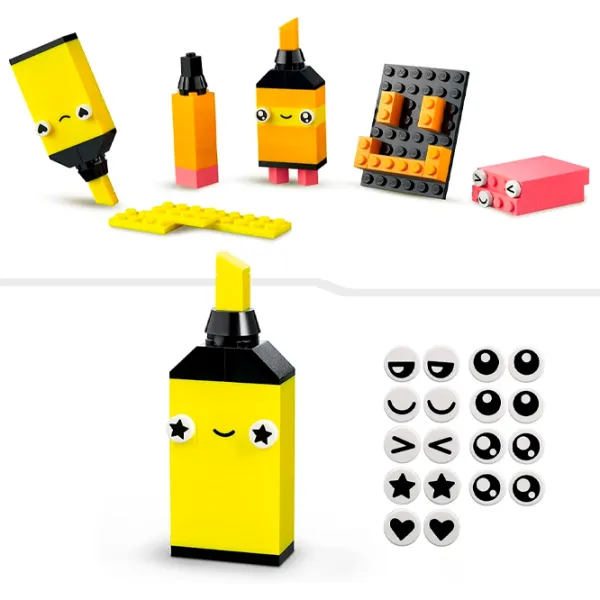 Constructor LEGO Neon Fun Creativ/ Multicolor photo 3