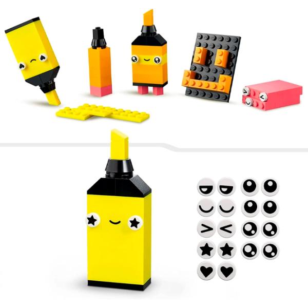 Constructor LEGO Neon Fun Creativ/ Multicolor photo 3