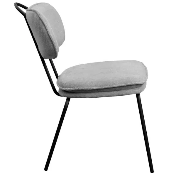 Scaun de bucătărie DecoPrim Solomon Stofă/ Gray photo 3 Scaun de bucătărie DecoPrim Solomon Stofă/ Gray photo 3