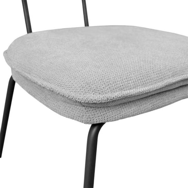 Scaun de bucătărie DecoPrim Solomon Stofă/ Gray photo 5 Scaun de bucătărie DecoPrim Solomon Stofă/ Gray photo 5