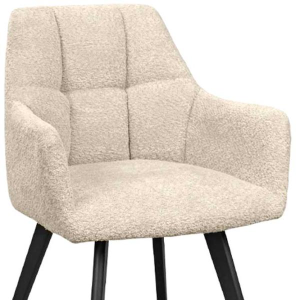 Scaun de bucătărie DecoPrim Verona Stofă/ Beige photo 2 Scaun de bucătărie DecoPrim Verona Stofă/ Beige photo 2