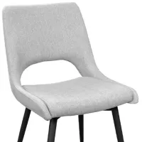 Scaun de bucătărie DecoPrim Bruno Stofă/ Gray Black photo 2