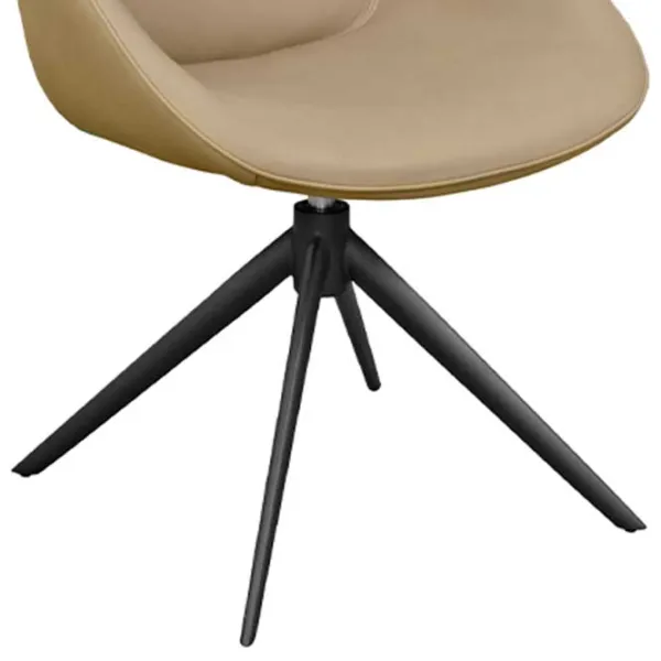 Scaun de bucătărie DecoPrim Jersen ECO Piele/ Beige photo 3