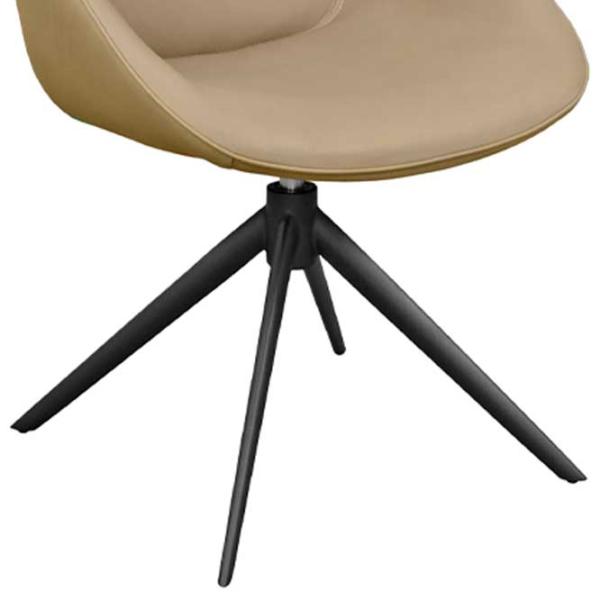 Scaun de bucătărie DecoPrim Jersen ECO Piele/ Beige photo 3