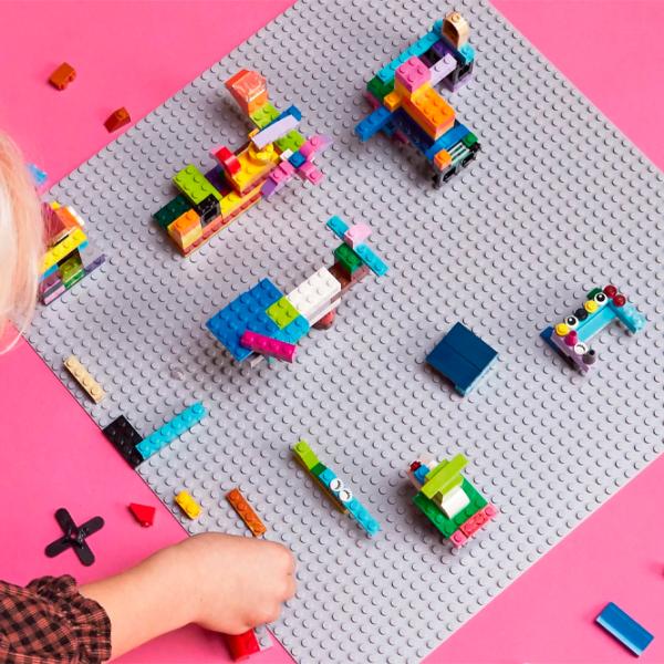 Constructor LEGO Baseplate Creativ/ Gray photo 5