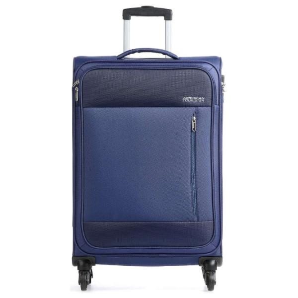 Чемодан American Tourister Heat Wave 65л/ Navy Тёмно-синий photo 2 Чемодан American Tourister Heat Wave 65л/ Navy Тёмно-синий photo 2