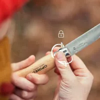 Cuțit Opinel My First Opinel Natural Nr. 7 pentru uz zilnic/ Sandvik 12C27 photo 3
