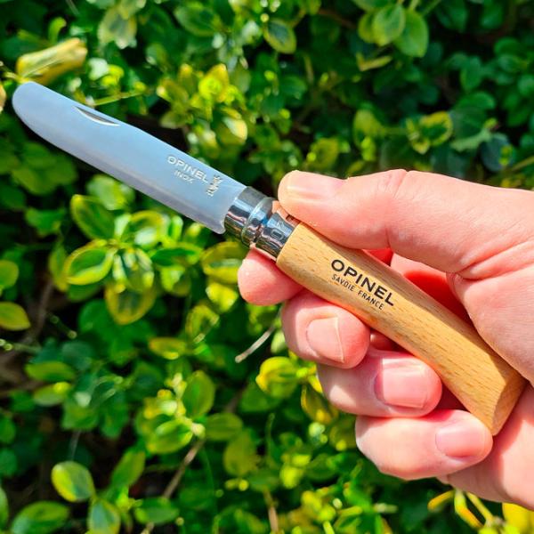 Нож Opinel My First Opinel Natural Nr. 7 для повседневного использования/ Sandvik 12C27 photo 5