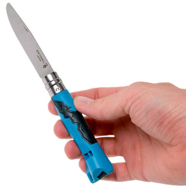 Нож Opinel Outdoor junior blue Nr. 7 карманный/ Sandvik 12C27 photo 6