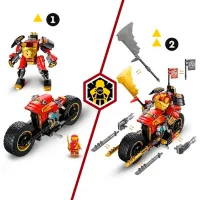 Constructor LEGO Kai’s Mech Rider EVO Motocicletă/ Multicolor photo 7