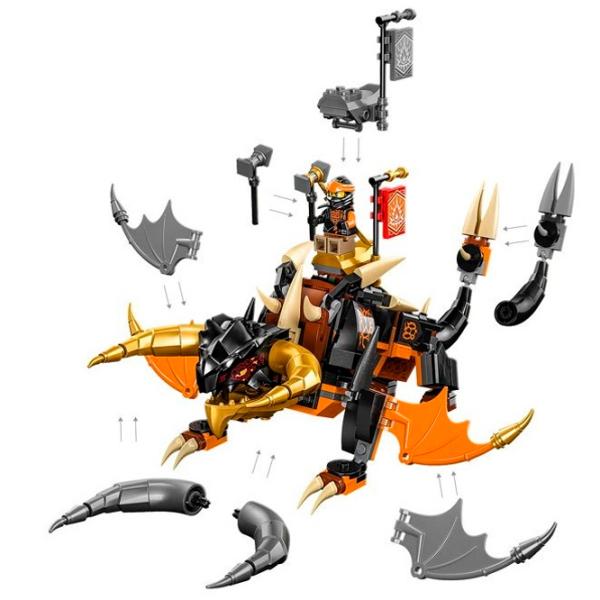 Конструктор LEGO Cole’s Earth Dragon EVO Дракон/ Разноцветный photo 3