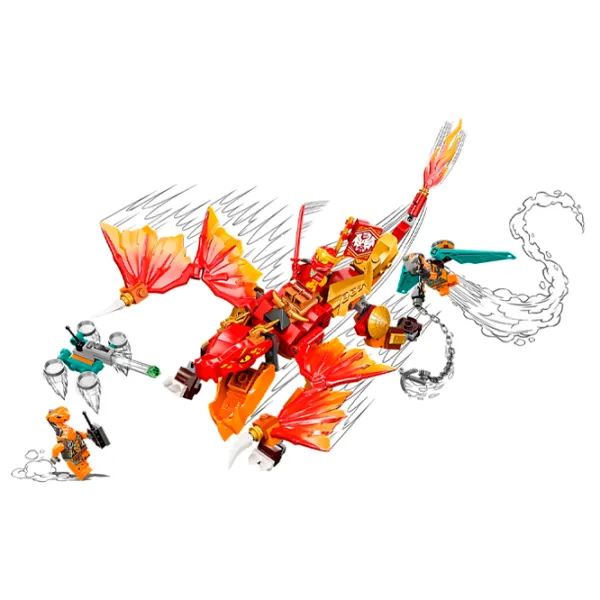 Конструктор LEGO Kai’s Fire Dragon EVO Дракон/ Разноцветный photo 5