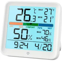 Stație meteorologică HAPTIME YGH-5276 White photo 2