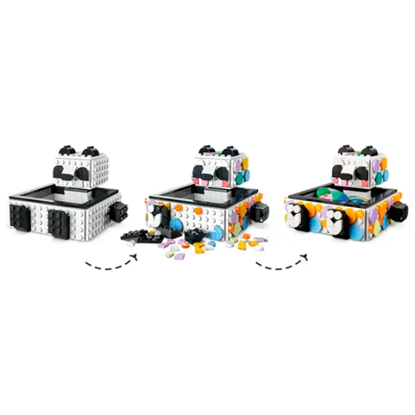 Конструктор LEGO Cute Panda Tray Творческий/ Разноцветный photo 3