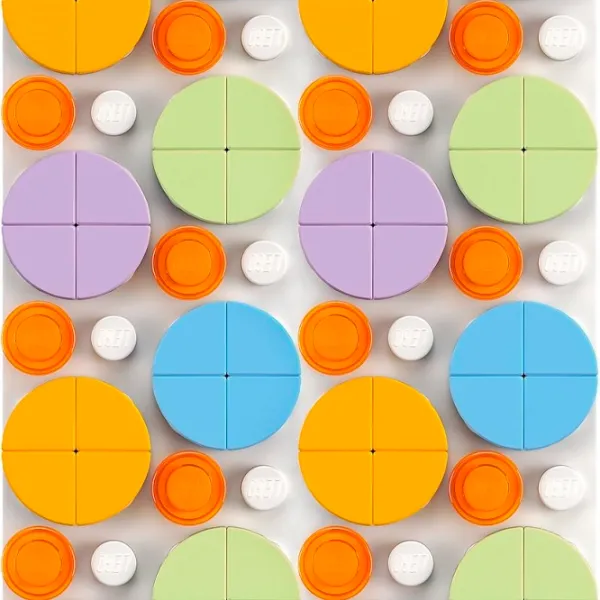 Конструктор LEGO Cute Panda Tray Творческий/ Разноцветный photo 6