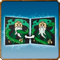Constructor LEGO Slytherin House Banner Personaj de film/ Multicolor photo 5