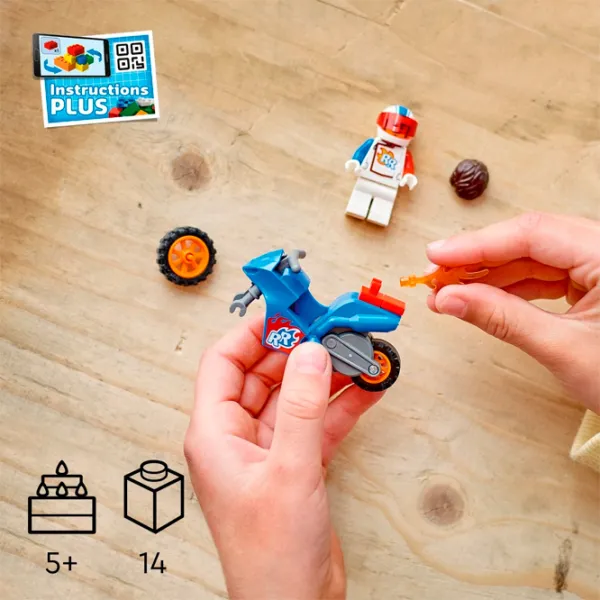 Конструктор LEGO Rocket Stunt Bike Транспорт/ Разноцветный photo 8