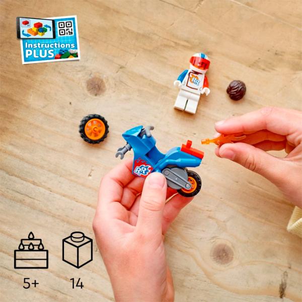 Конструктор LEGO Rocket Stunt Bike Транспорт/ Разноцветный photo 8