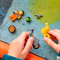 Constructor LEGO Demolition Stunt Bike Transport/ Multicolor photo 7