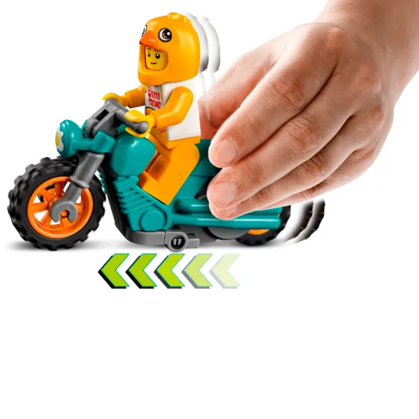 Конструктор LEGO Chicken Stunt Bike Транспорт/ Разноцветный photo 4