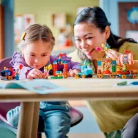 Constructor LEGO Celebration Train Personaj de desene animate/ Multicolor photo 10