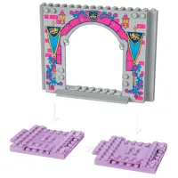 Constructor LEGO Aurora's Castle Personaj de desene animate/ Multicolor photo 6