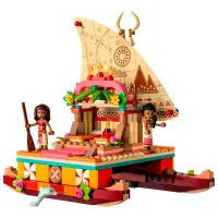 Constructor LEGO Moana's Wayfinding Boat Personaj de desene animate/ Multicolor photo 2