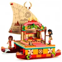 Constructor LEGO Moana's Wayfinding Boat Personaj de desene animate/ Multicolor photo 3