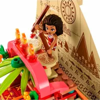 Constructor LEGO Moana's Wayfinding Boat Personaj de desene animate/ Multicolor photo 5