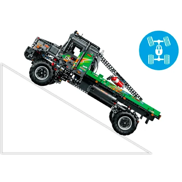 Конструктор LEGO 4x4 Mercedes-Benz Zetros Trial Truck Транспорт/ Разноцветный photo 6