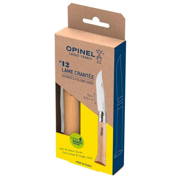 Нож Opinel Serrated N12/ 6 для повседневного использования/ Sandvik 12C27 photo 3
