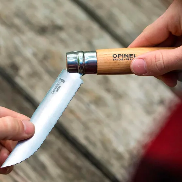 Нож Opinel Serrated N12/ 6 для повседневного использования/ Sandvik 12C27 photo 6