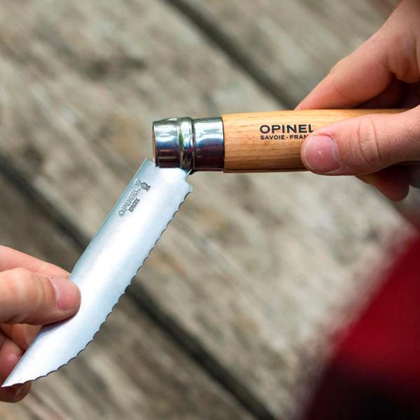 Нож Opinel Serrated N12/ 6 для повседневного использования/ Sandvik 12C27 photo 6