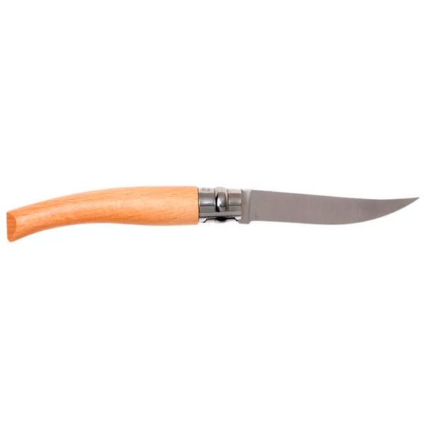 Нож Opinel Slim Beech Wood Nr. 8 для повседневного использования/ Sandvik 12C27 photo 2